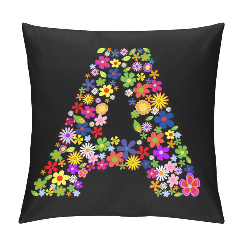 Personality   Flower Font Pillow Covers