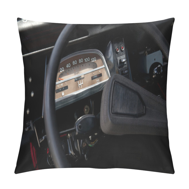 Personality  Old Car Steering Wheel Pillow Covers