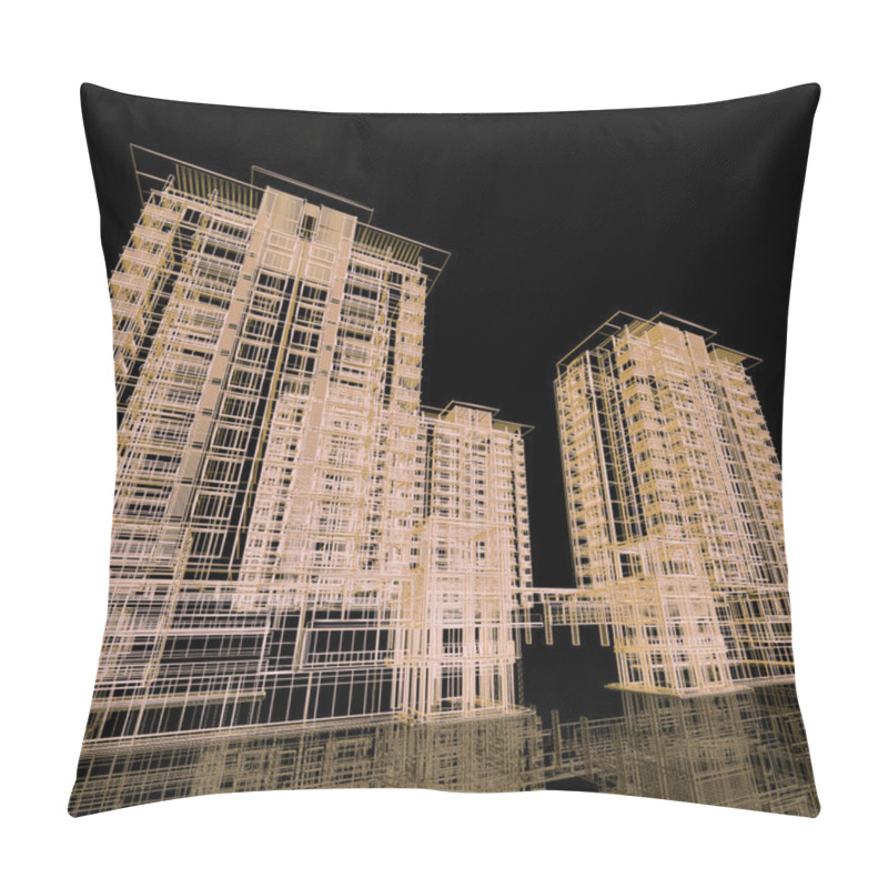 Personality  Abstract Modern Architecture Pillow Covers