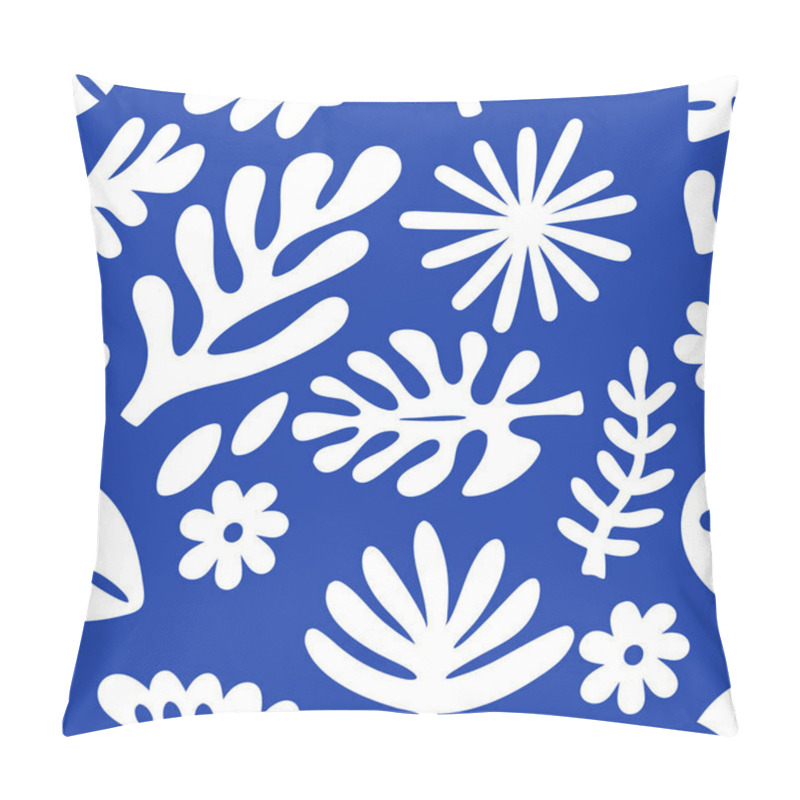 Personality  Tremdy Pattern  Background With Abstract Floral And Leaf Patterns Pillow Covers