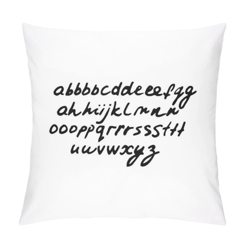 Personality  Hand Drawn Grunge Font Pillow Covers