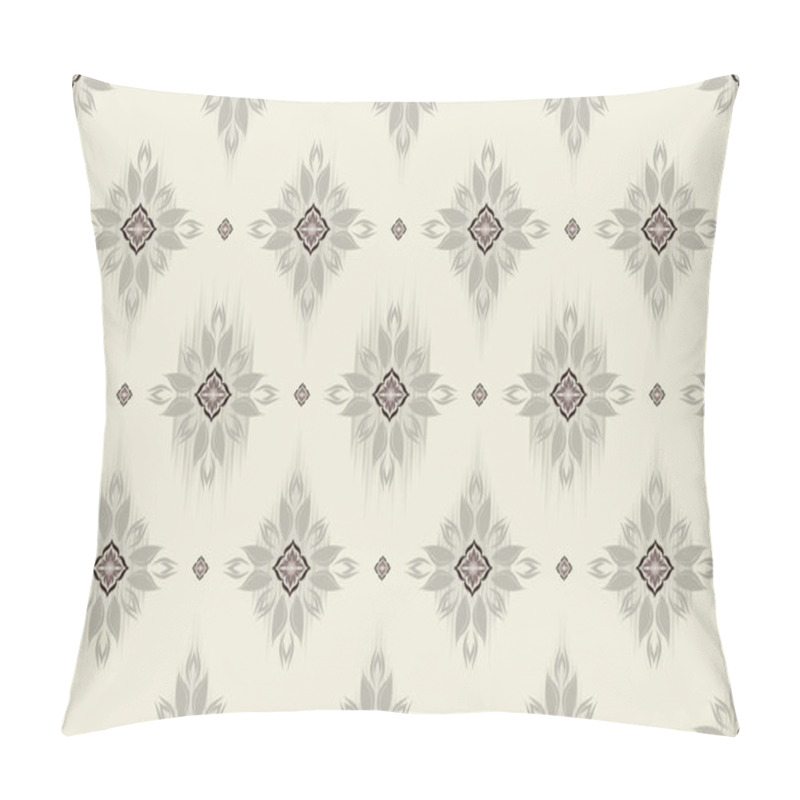 Personality  Motifs African Boho Paisley Floral Ikat Pattern Embroidery Border. Ethnic Ikat Floral Ethnic Indian Pattern Ikat Pattern Ethnic Pattern.Border Indian Floral Aztec Embroidery Border Seamless Patterns. Pillow Covers