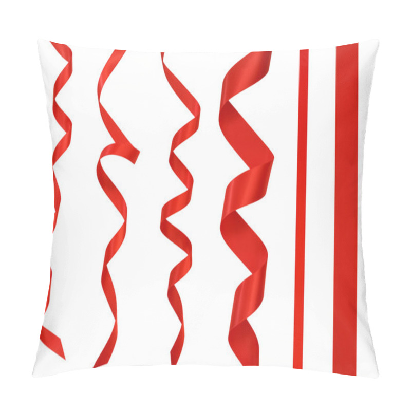 Personality  Red Ribbon Pillow Covers