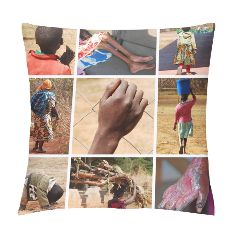 Personality  Let's Give Them A Hand - Tanzania - Africa Pillow Covers