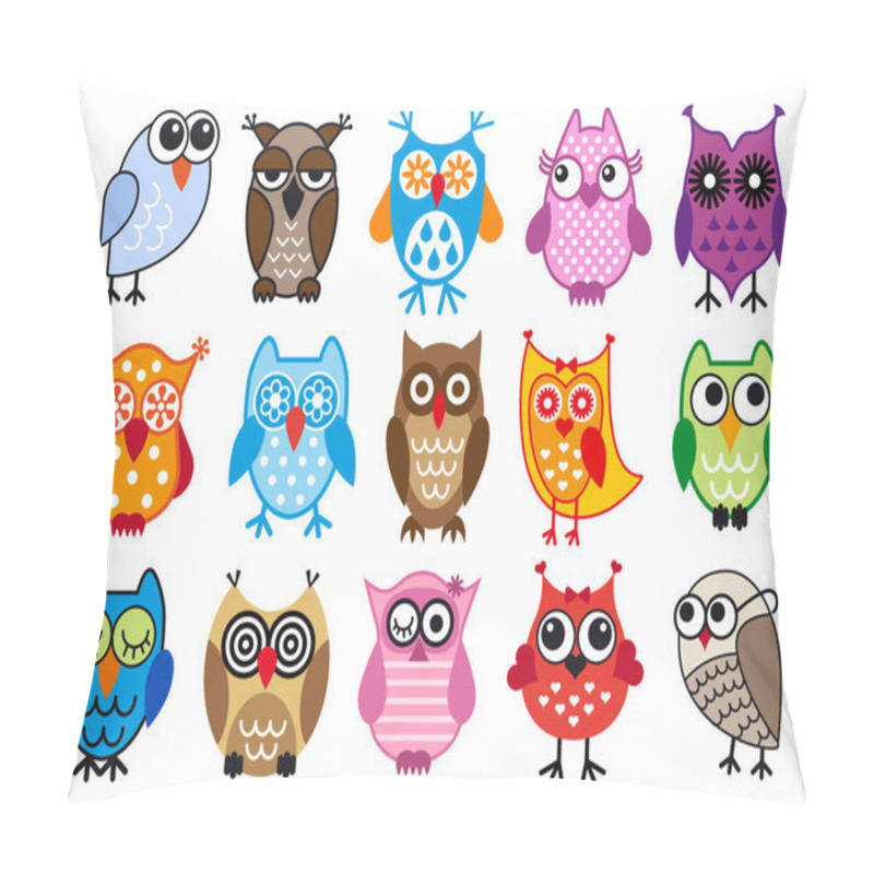 Personality  Vector Owls Pillow Covers