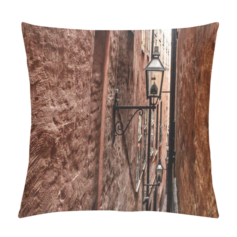 Personality  Narrow Streets Of Old Town (Gamla Stan) In Stockholm, Sweden Pillow Covers