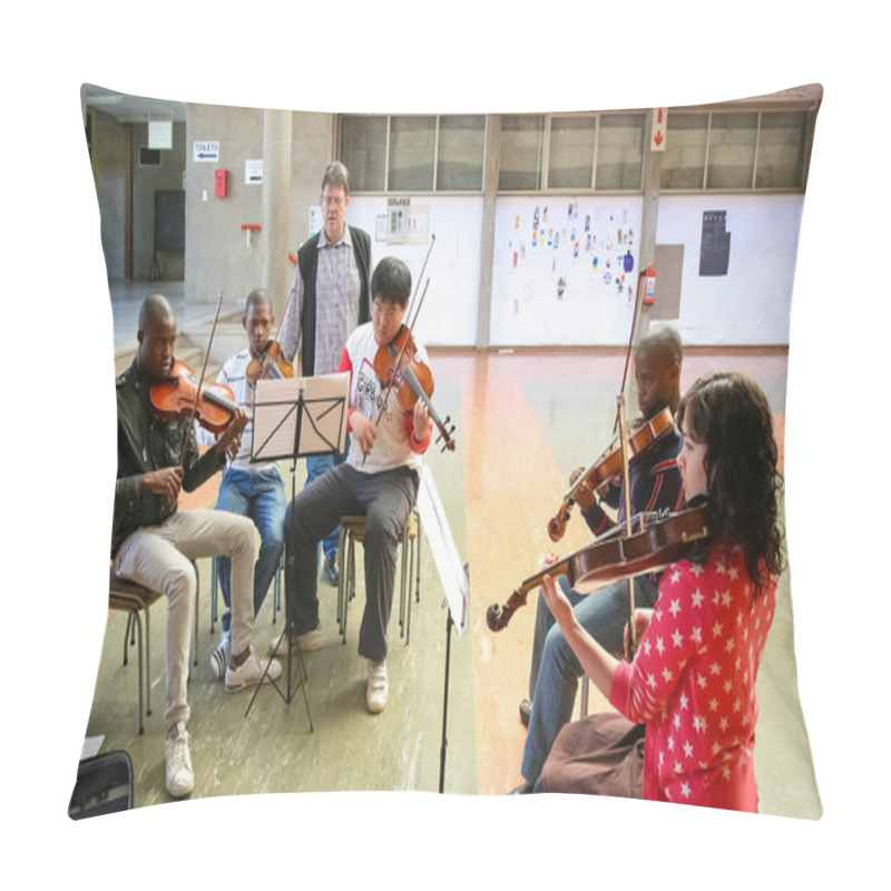 Personality  Teacher At Music School Orchestra Class Pillow Covers