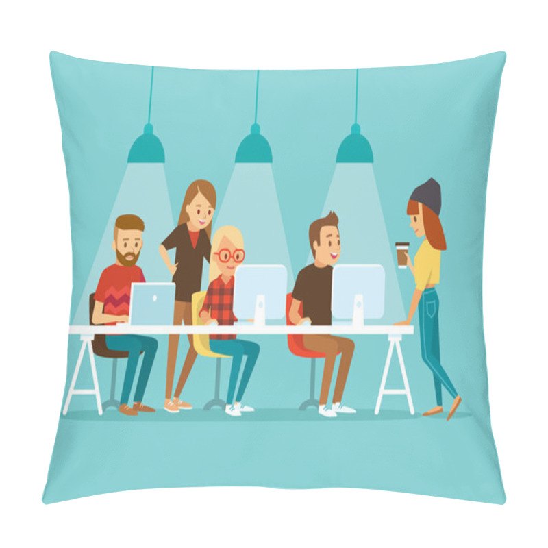 Personality  Creative People Working Pillow Covers