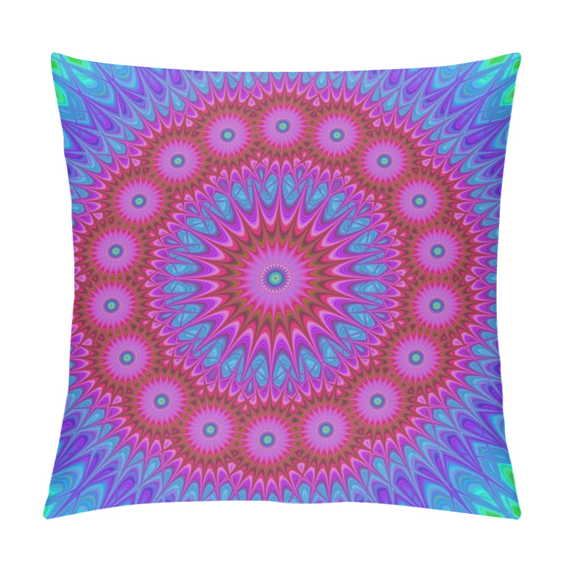 Personality  Abstract Oriental Mandala Design Background Pillow Covers