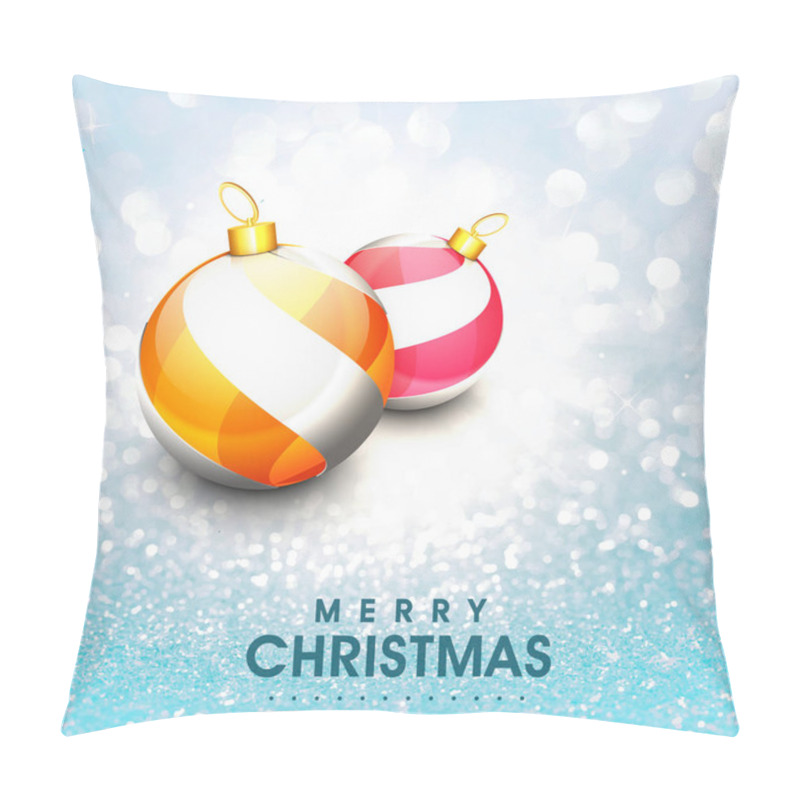 Personality  Xmas Balls For Merry Christmas Celebration. Pillow Covers