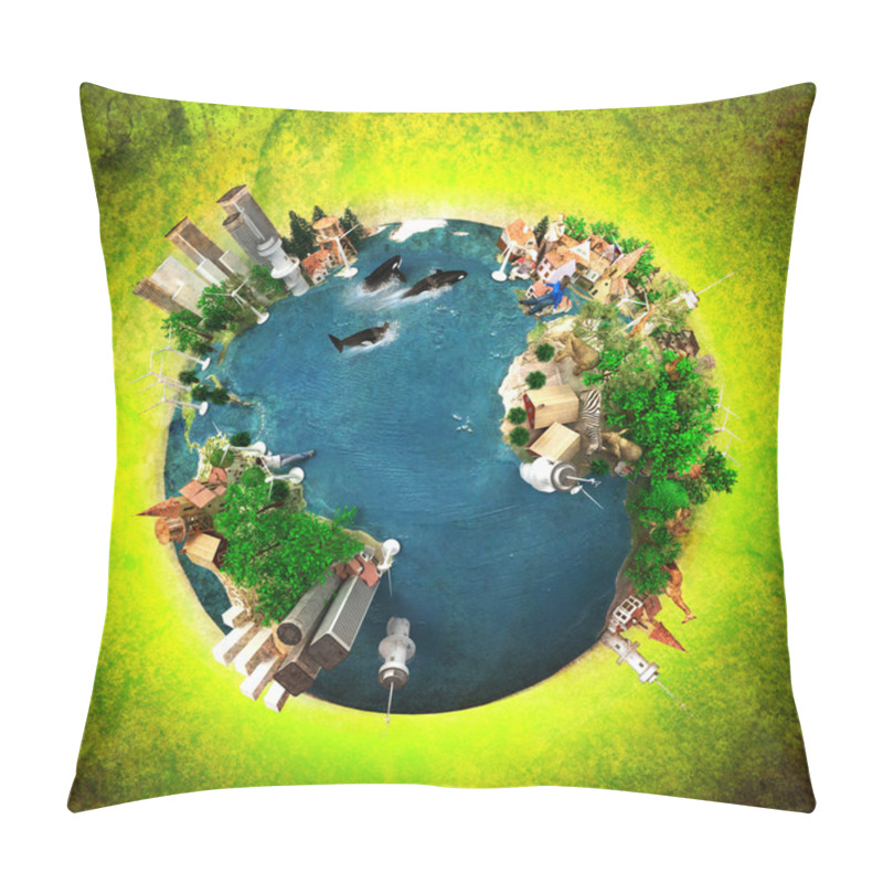 Personality  Sustainable Planet Pillow Covers