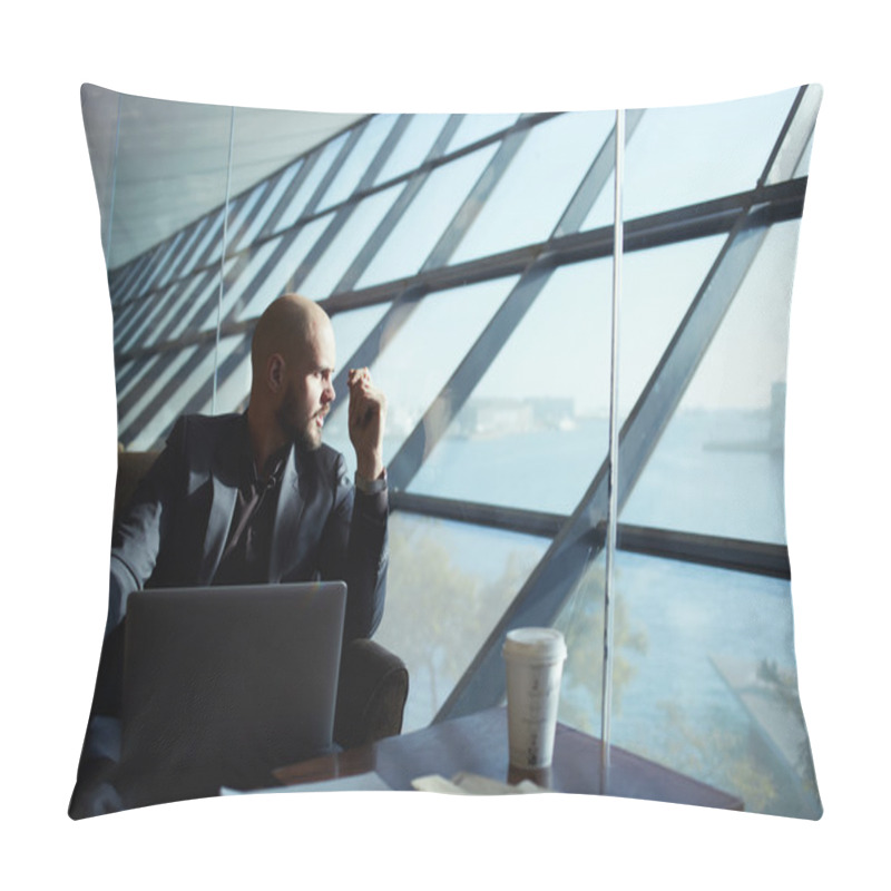 Personality  Handsome Successful Businessman Pillow Covers