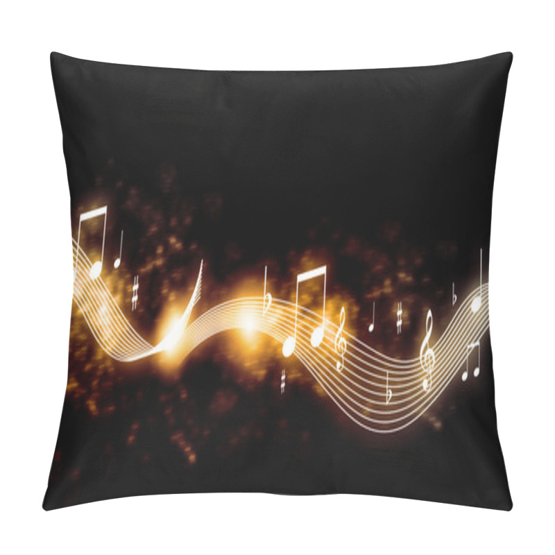 Personality  Music Background Pillow Covers