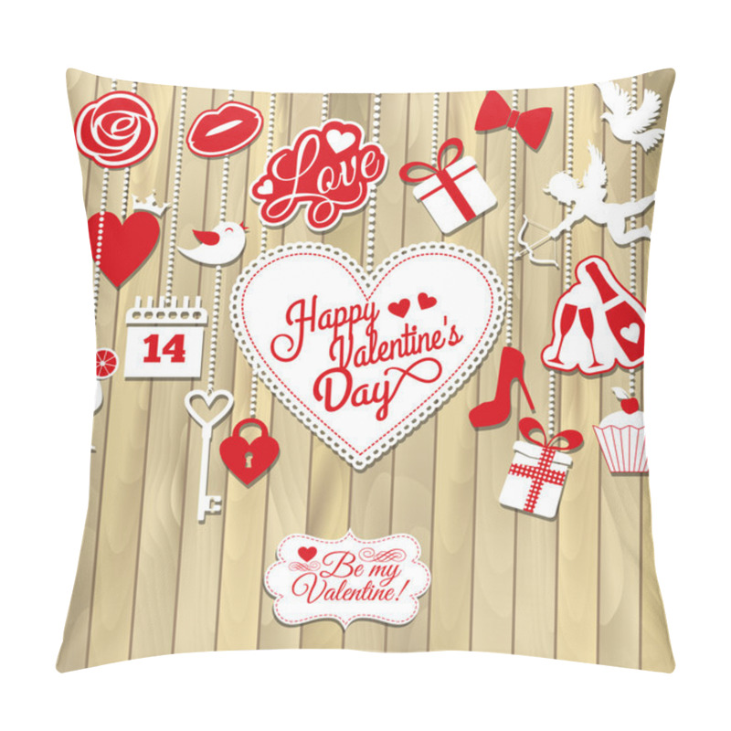 Personality  Valentine's Day Card Pillow Covers