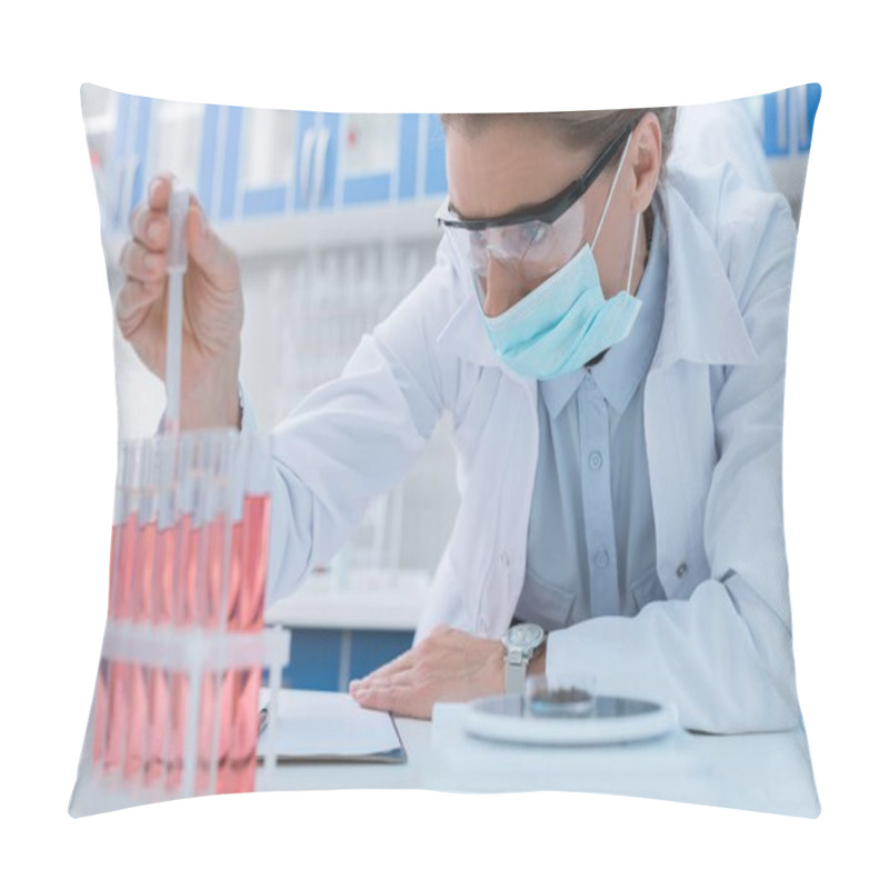 Personality  Scientist Making Experiment    Pillow Covers