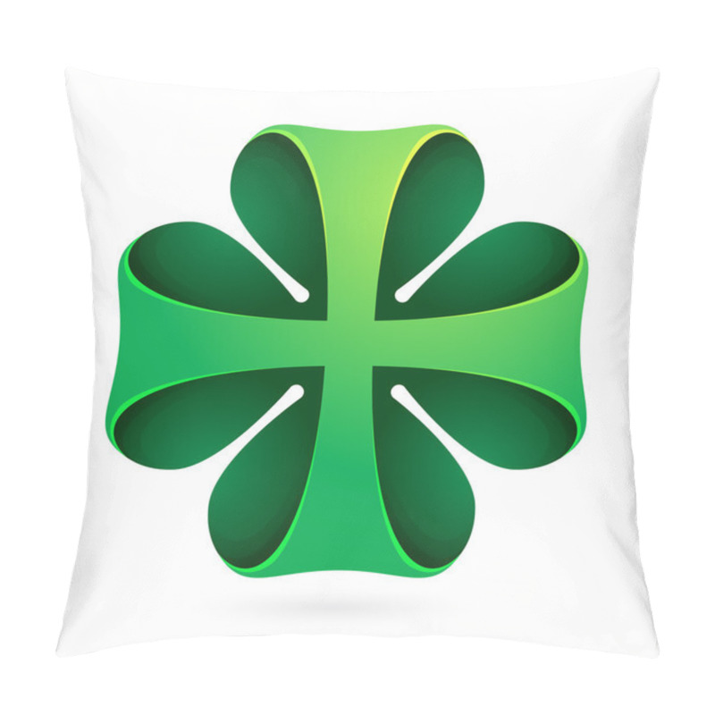 Personality  Clover  Logo Icon Pillow Covers