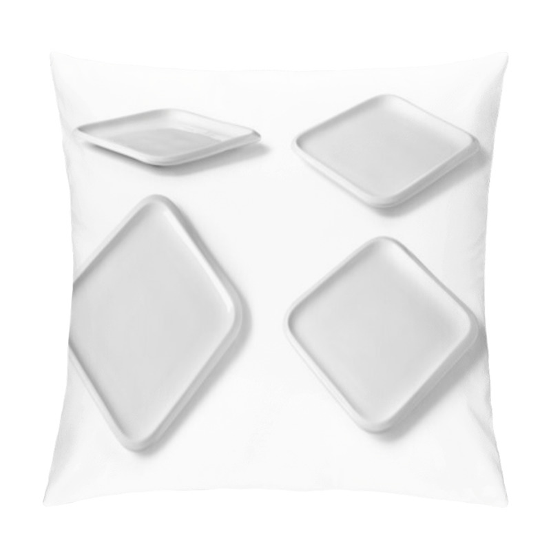 Personality  White Plate Pillow Covers