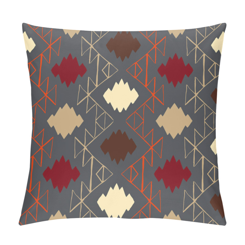 Personality  Vector Navajo Tribal Ornament Pillow Covers