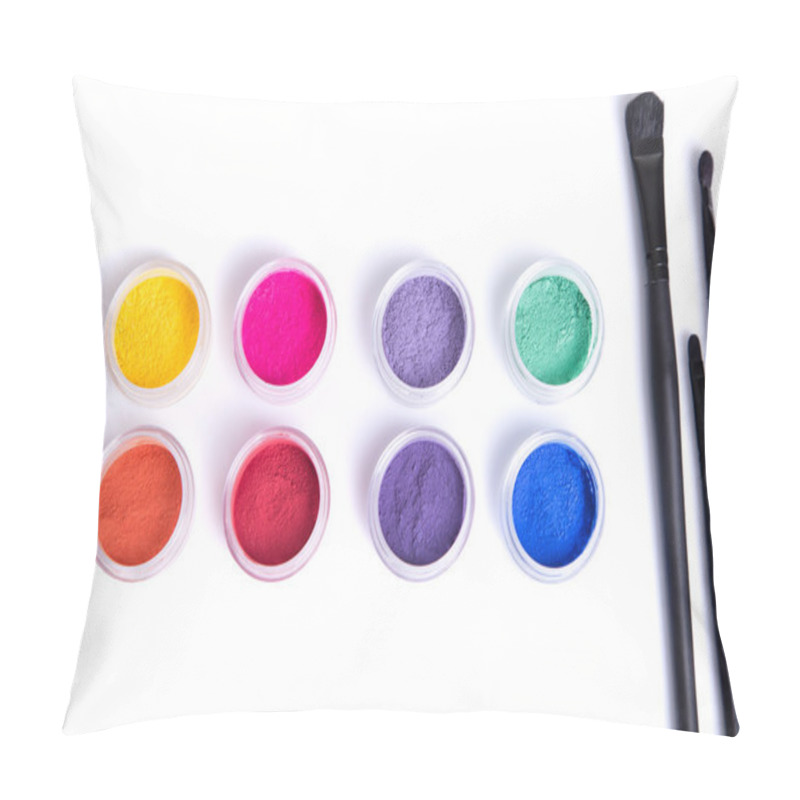 Personality  Mineral Eye Shadows And Makeup Brushes Pillow Covers