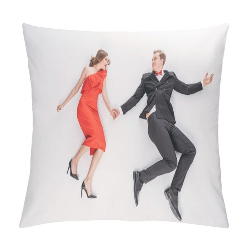 Personality  Young Couple In Love Pillow Covers