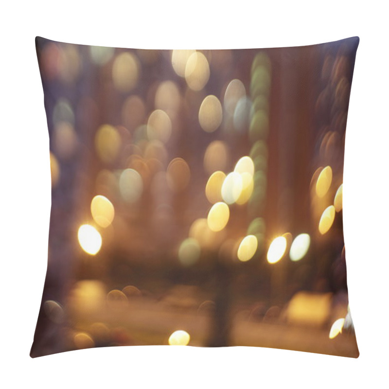 Personality  Abstract Lights, Flash Circle, Night City Pillow Covers