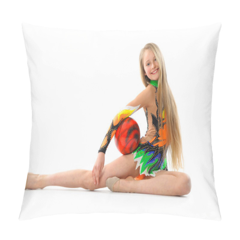 Personality  Gymnast With Ball Pillow Covers