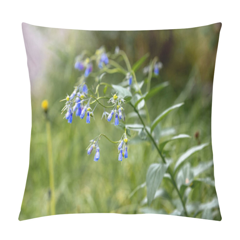 Personality  A Macro Shot Of Delicate Bluebell Flowers Pillow Covers