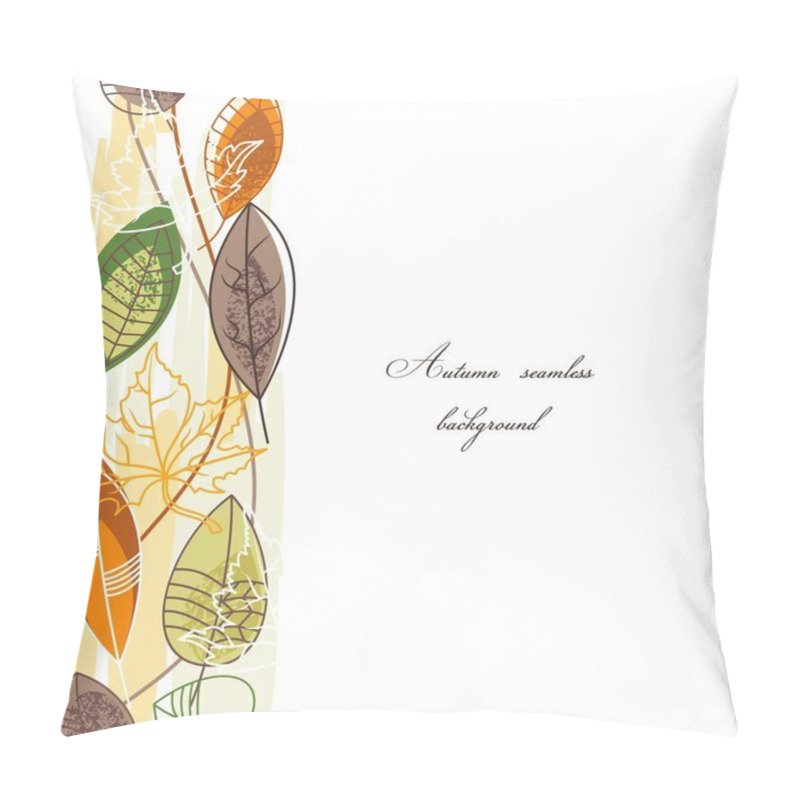 Personality  Autumn Seamless Background Pillow Covers