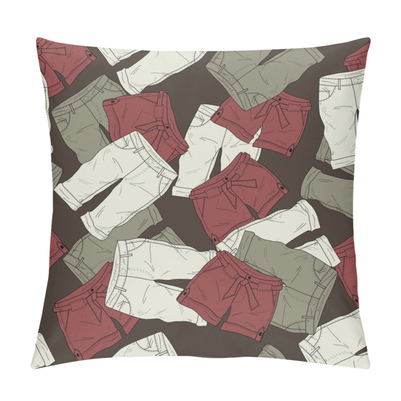 Personality  Vector Background With Different Shorts. Pillow Covers