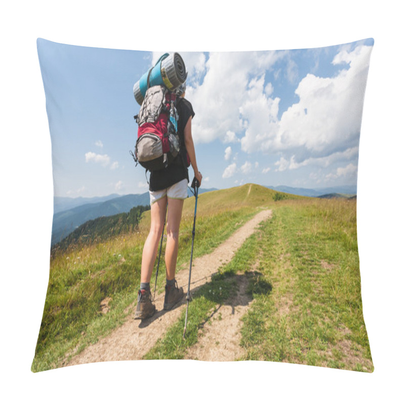 Personality  Hiker Girl Pillow Covers