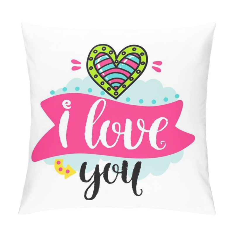 Personality  Vector Hand Drawn Lettering Poster Pillow Covers