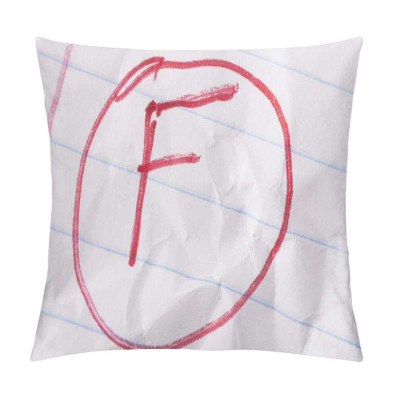 Personality  Failing Grade Wrinkled Pillow Covers