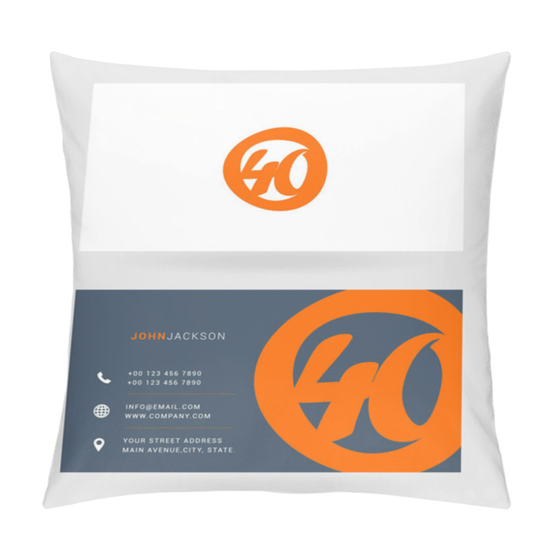 Personality  40 Number Logo   Pillow Covers