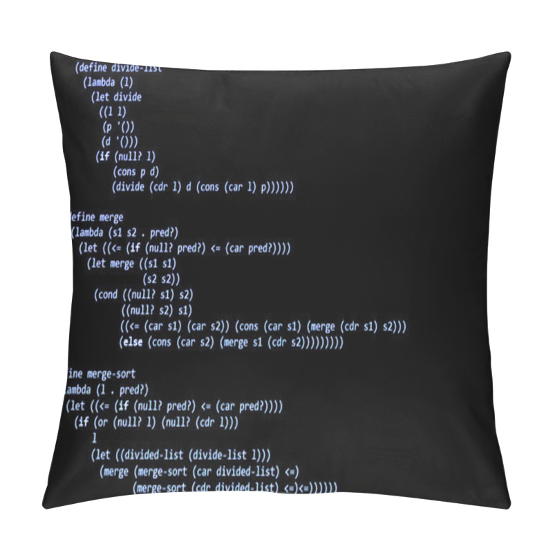 Personality  Functional Programming Code -  Declarative Paradigm Pillow Covers