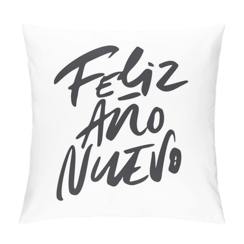 Personality  Feliz Ano Nuevo Lettering Pillow Covers