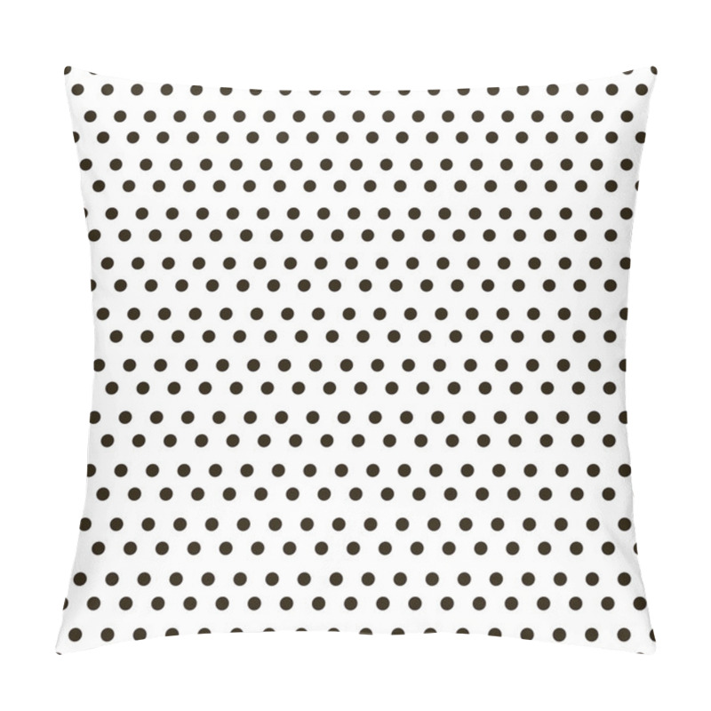 Personality  Small Black Polka Dot Background Pillow Covers