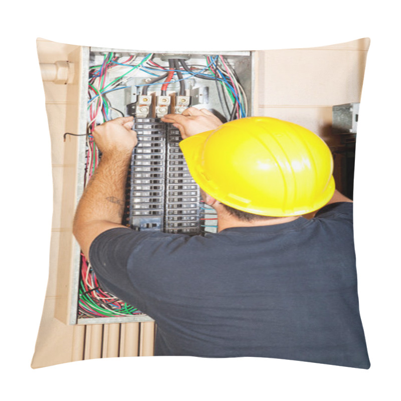 Personality  Electrician Replaces Breaker Pillow Covers