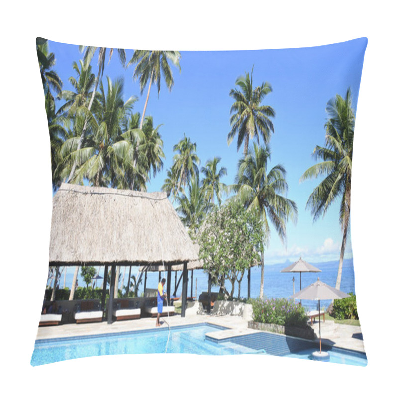 Personality  Swimming Pool Service Technician Pillow Covers