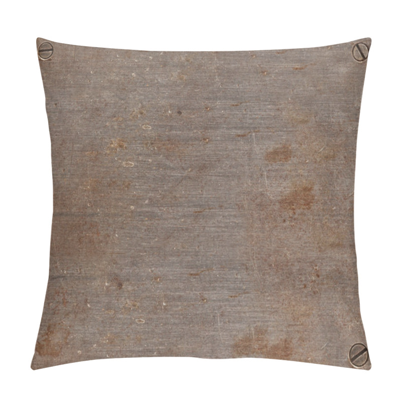 Personality  Rusty Grunge Metal Plate Pillow Covers