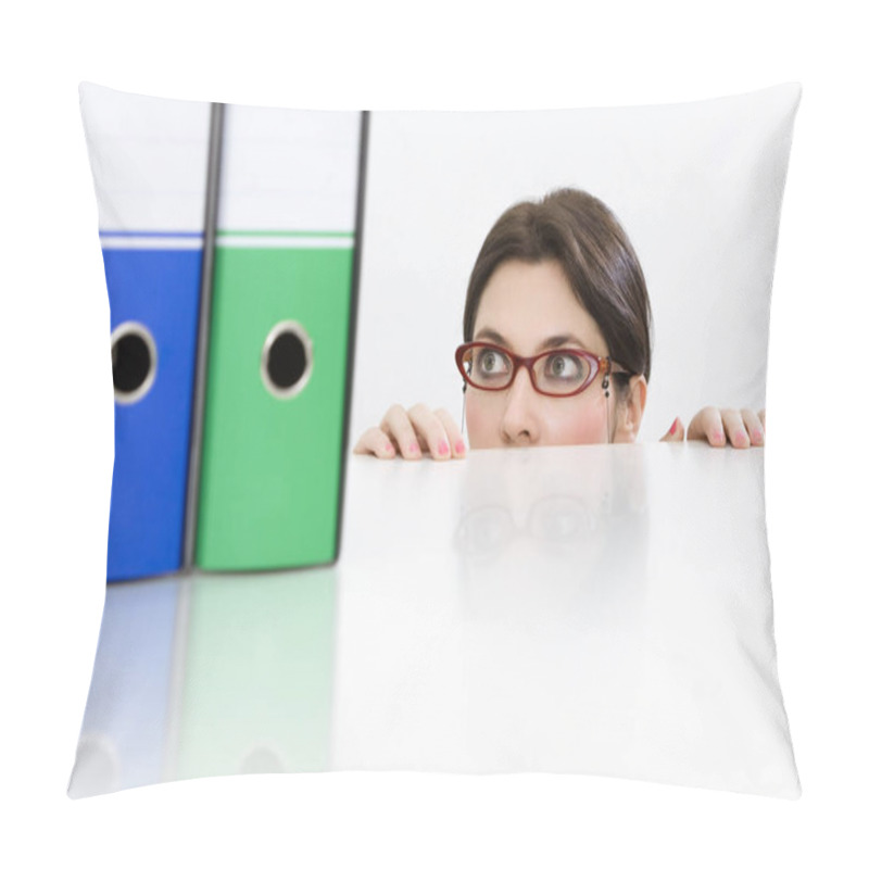 Personality  Portrait Of Beauty Businesswoman In Casual Clothes  Pillow Covers