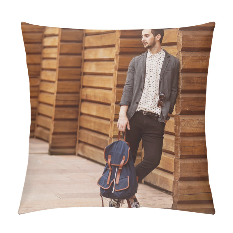 Personality  Hipster Style Guy Pillow Covers