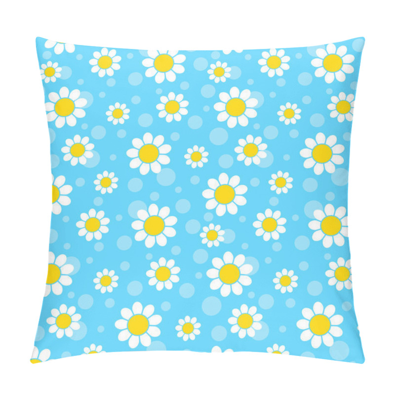 Personality  White Flowers Background Pillow Covers