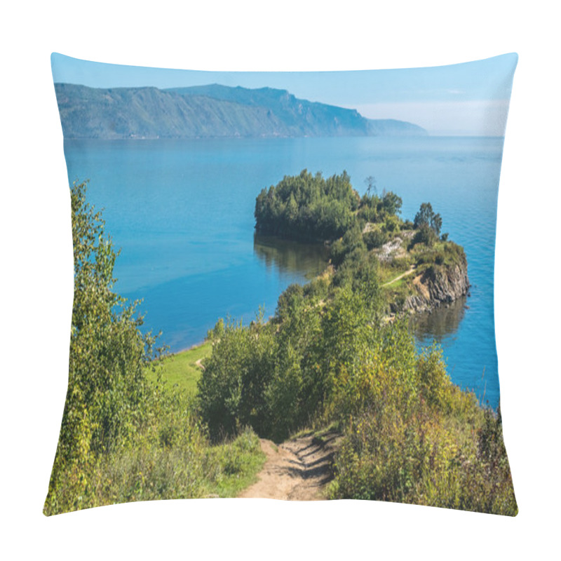 Personality  View Of Cape Shamansky, Lake Baikal Pillow Covers