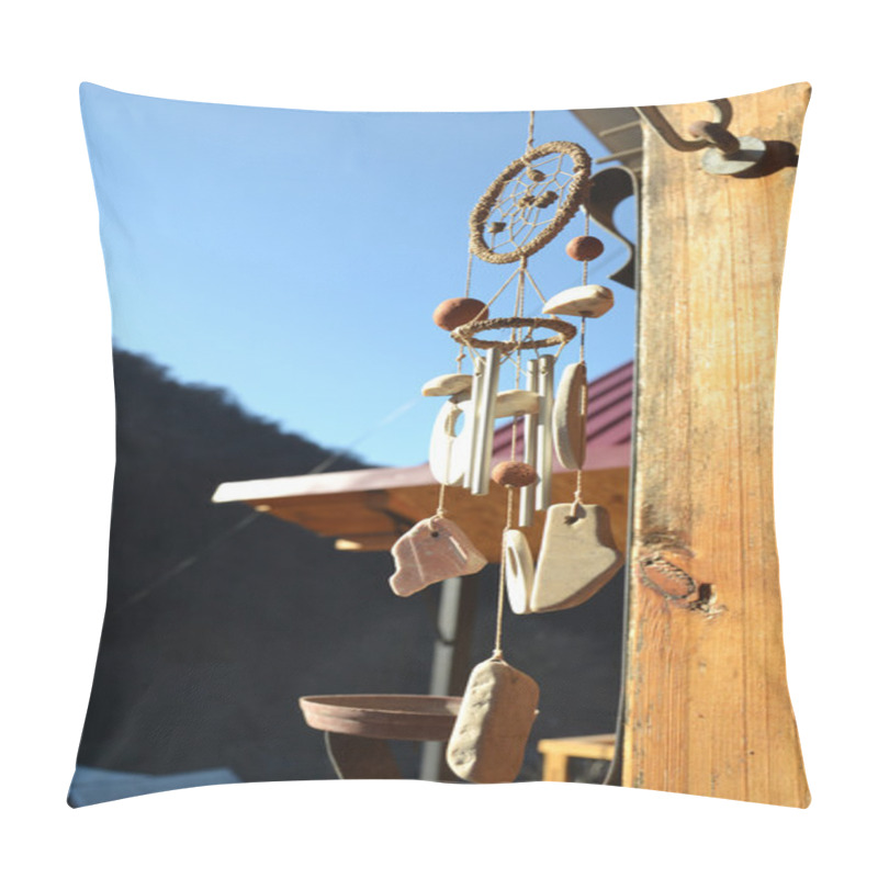 Personality  Wooden Wind Chimes Pillow Covers