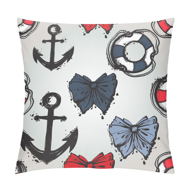 Personality  Beautiful  Summer Ocean Fashion Sketch Pillow Covers