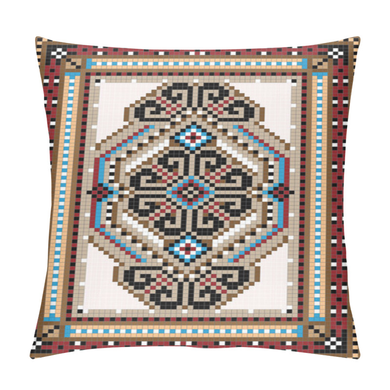 Personality  Oriental Design In The Frame For Carpet Pillow Covers