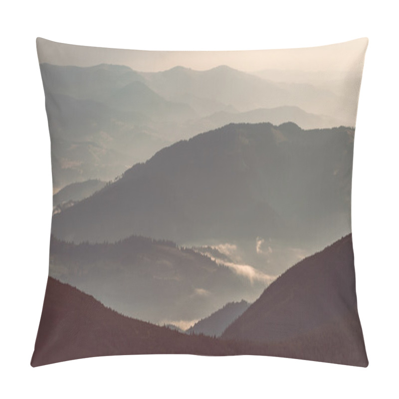 Personality  Layers Of Mountain Pillow Covers