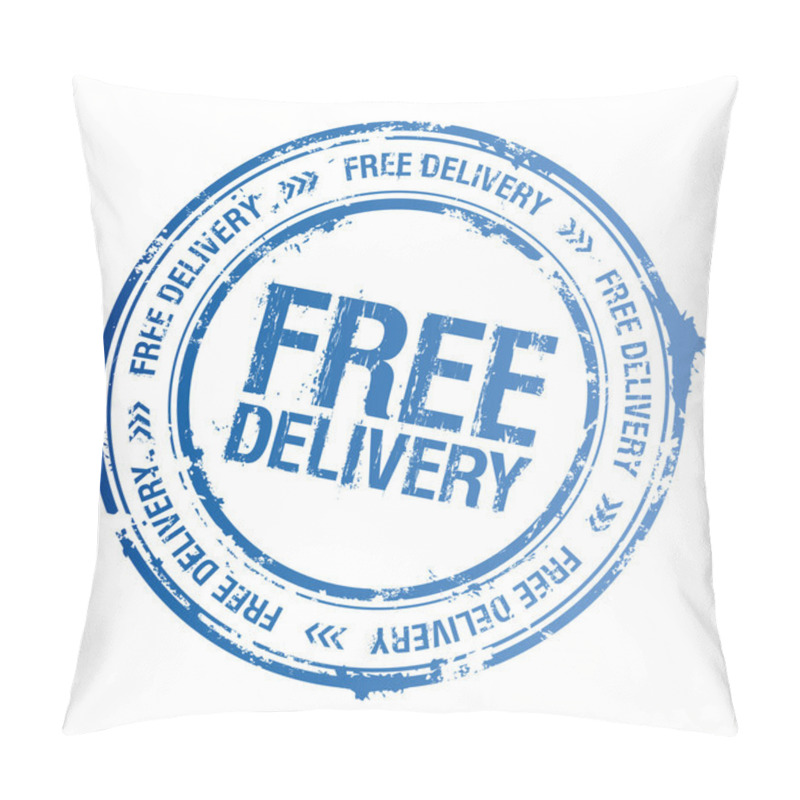 Personality  Free Delivery Stamp. Pillow Covers