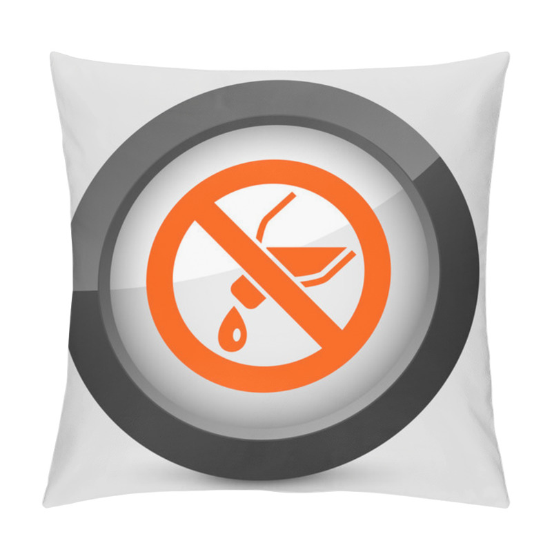 Personality  Vector Illustration Of A Gray And Orange Icon Depicting A 