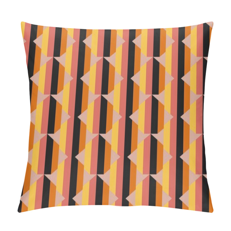 Personality  Abstract Creative Background With Repeated Shapes Pillow Covers